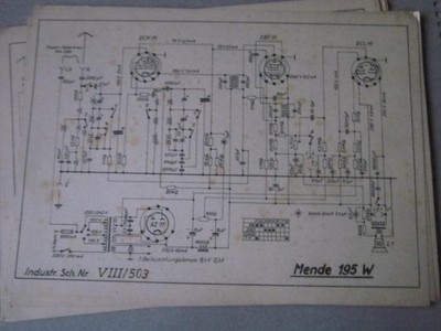 Mende 195 W W Wiring Diagram with Components Pillkahn Wiring Diagrams Repair Aid 