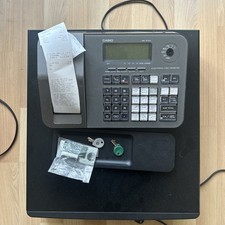 Casio SE-S100 Cash Register TESTED & Fully Working Great Condition KEYS INCLUDED