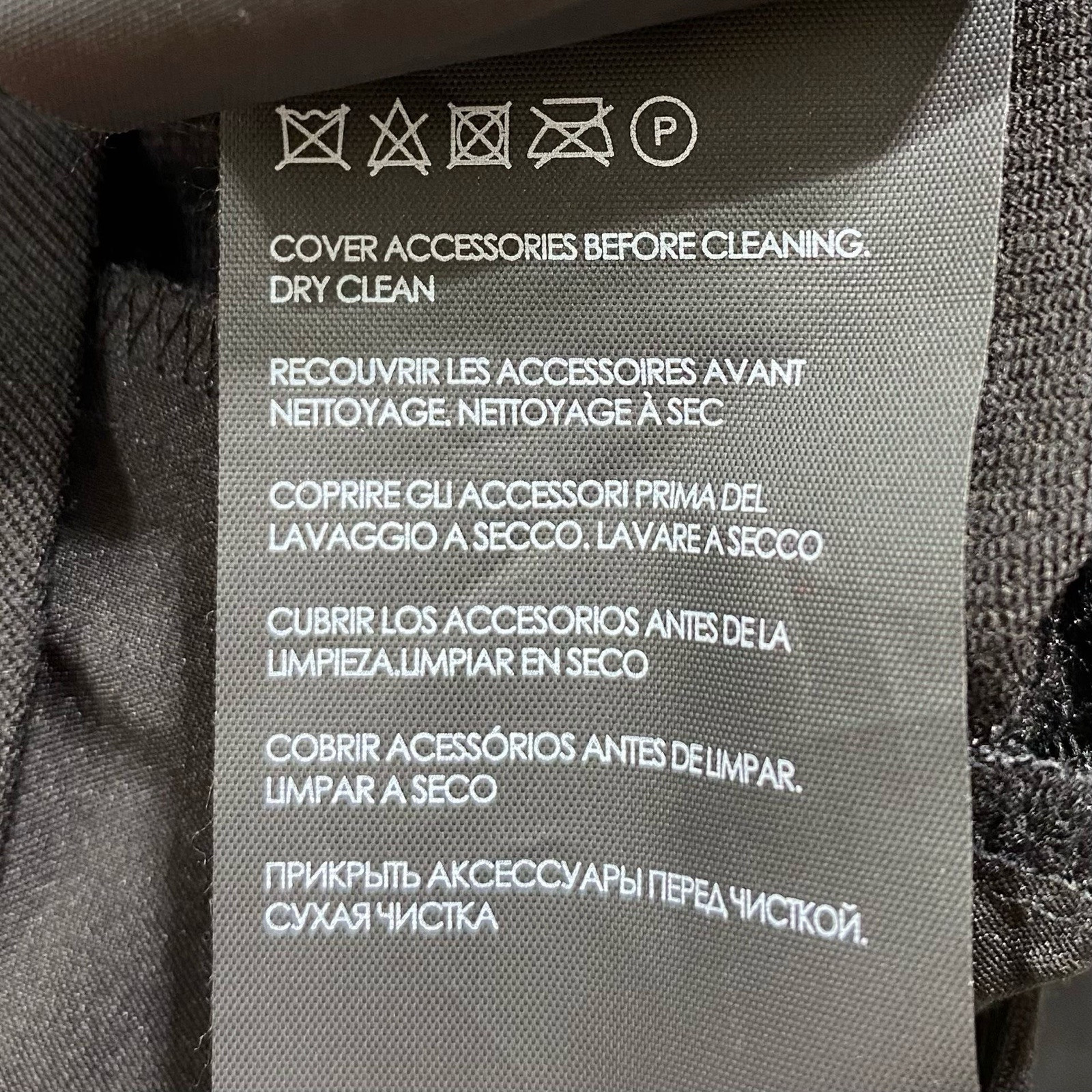 Club Monaco Women's Self Buckle Wool Blend Pants Size 12 Black