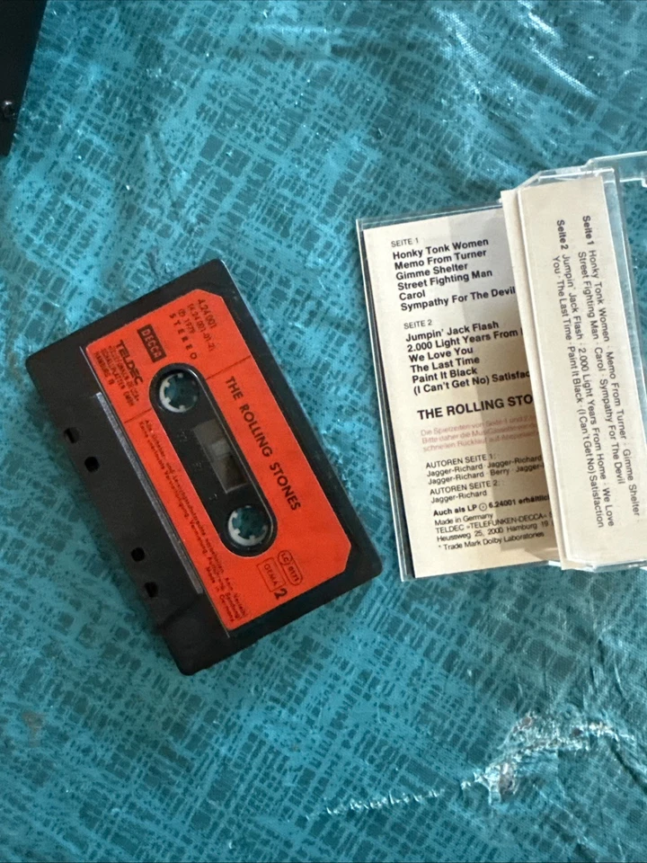 The Rolling Stones - 1979 German Teldec Profile Press - Cassette Tape - Decca - Image 3 of 3