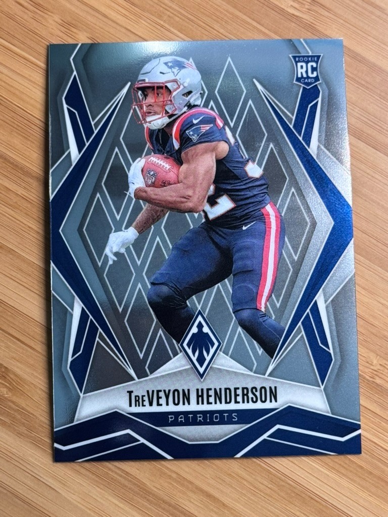 TreVeyon Henderson 2025 Panini Phoenix - RC Rookies New England Patriots #187