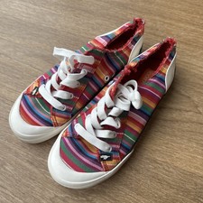 Rocket Dog jazzin daisy Field Rainbow Lace Up Pumps. Women Size UK7. Never Worn