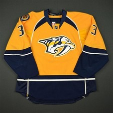 2016-17 Colin Wilson Nashville Predators Game Used Worn NHL Hockey Jersey