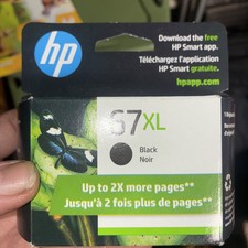 HP 67XL High Yield Black Ink Cartridge Original OEM Genuine New Sealed