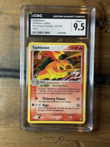Typhlosion graded CGC 9.5 for sale on eBay