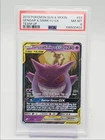 GENGAR & MIMIKYU GX 2019 POKEMON S & M TEAM UP ULTRA RARE 53/181 PSA 8 Q1048