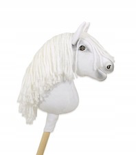 Premium Hobby Horse Toy - Handmade, Safe, CE Certified, White