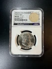 1963-D Franklin Half Dollar NGC MS64 Original Bag Fragment Label 90% Silver