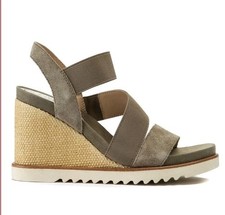 Lucca Lane Sz 10 Wedge Sandals Delaney Sage G...