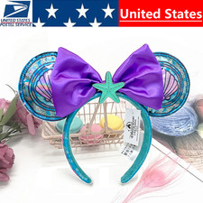 Stained Glass Little Mermaid Ariel Disney Parks Princess Loungefly Ear Headband