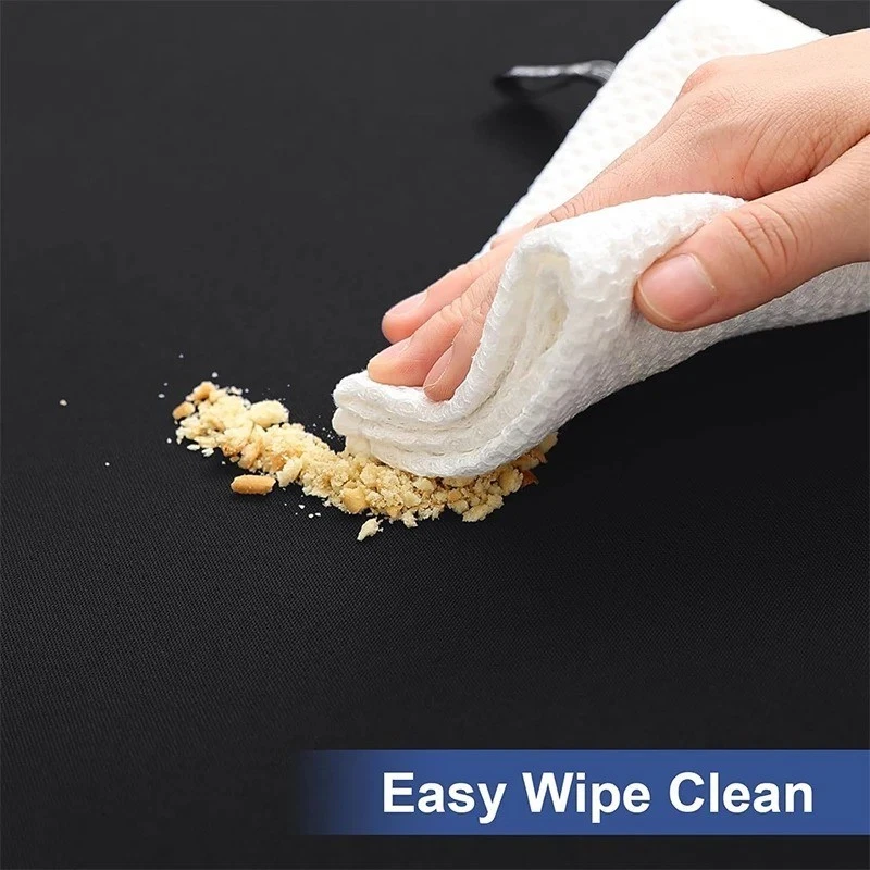 Toalha de mesa dobrável de plástico para refeições internas/externas e festas de Natal - Imagem 3 de 4