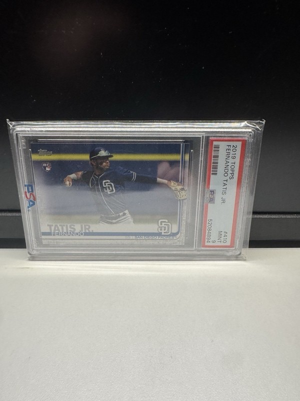 Topps 2019 Fernando Tatis Jr. Dark Uniform Rookie RC #410 PSA 9 Padres