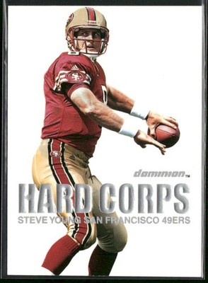 2000 SkyBox Dominion Hard Corps Steve Young #9 HC San Francisco 49ers