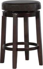 Linon Maya Brown Counter Stool Height, 