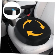  360 Degree Memory Foam Rotating Seat Cushion,Swivel Seat Cushion 13.5x13.5x3IN
