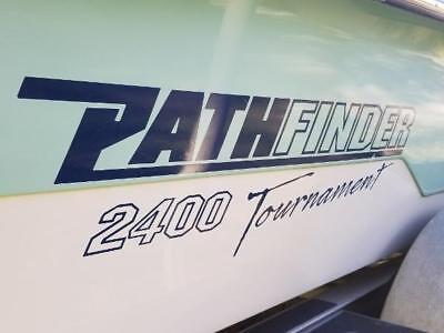 2016 PATHFINDER BOATS RAISED CHROME 2200 MODEL DECAL PAIR