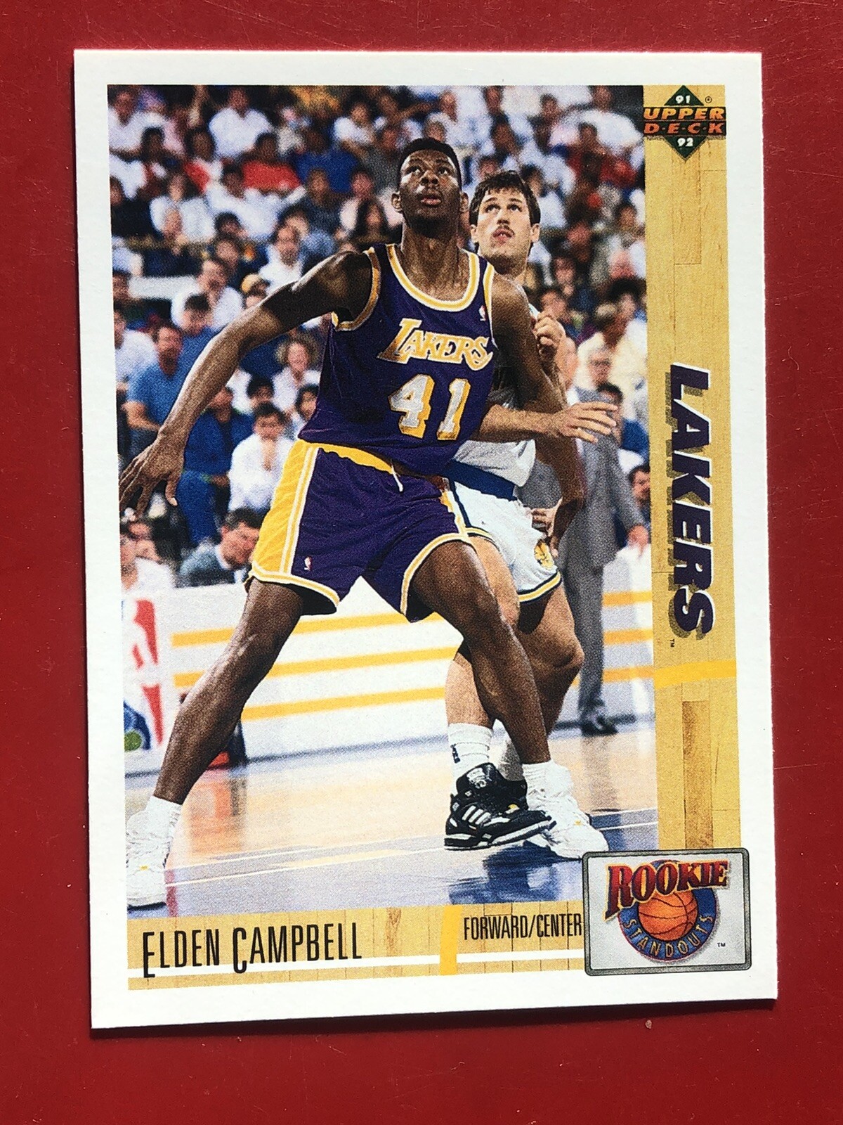 1991-92 Upper Deck Rookie Standouts Elden Campbell #R15