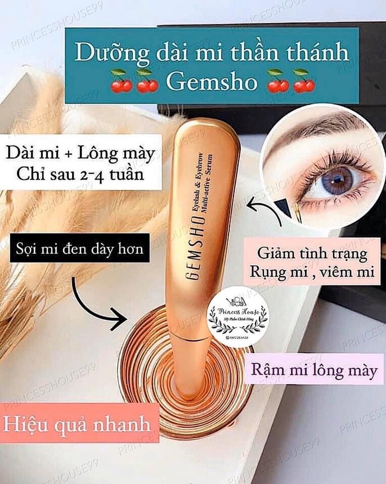 Gemsho Eyelash Eyebrow Multi Active Serum 3ml Gift For Sale Online Ebay