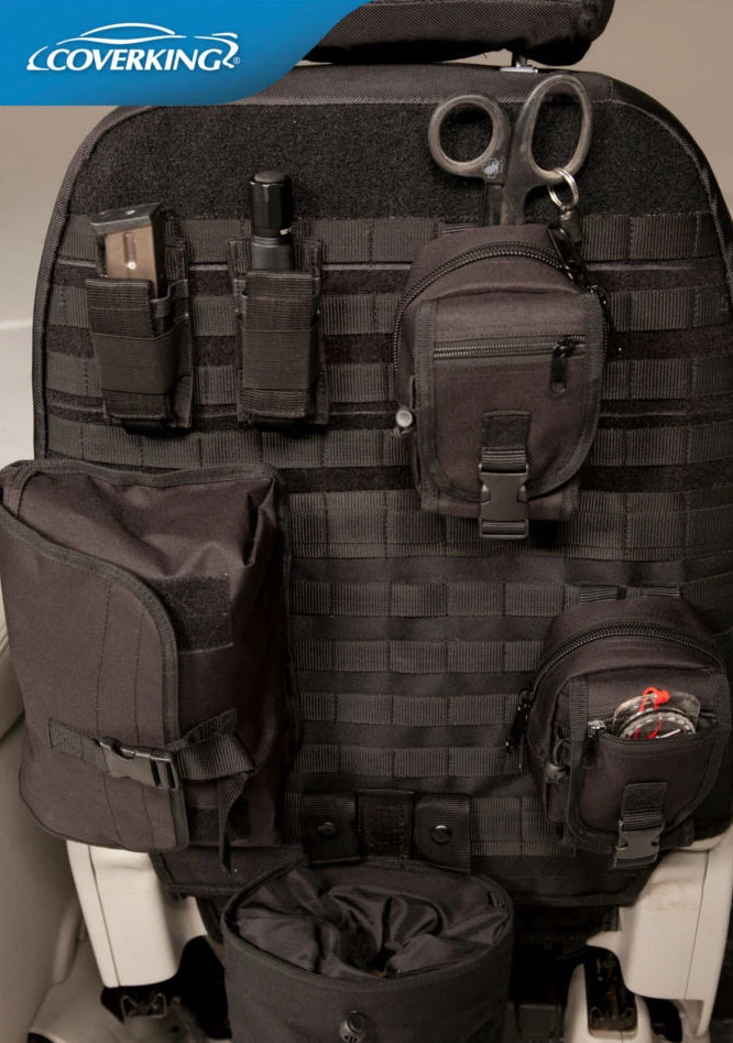 Fundas de asiento delanteras tácticas Cordura Ballistic para SUV Hummer H3 2006 a 2010 Foto 3 de 4