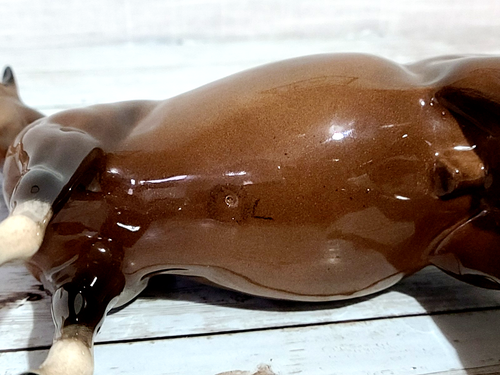 Beswick Thoroughbred Stallion Large Vintage Bay Brown Gloss Model No.1772 Vgc - Picture 19 of 19