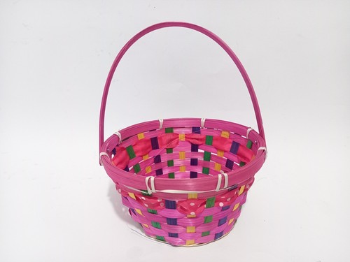 Cestini in vimini  colorati rotondi e rettangolari - Foto 3 di 33