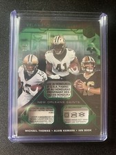'21 Panini Elements Team Chemistry Michael Thomas/Alvin Kamara/Ian Book 3/5