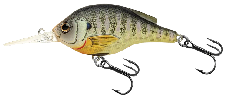 Live Target Bluegill Crankbait (BG57M) buceo medio 1/4 oz elige mate o brillante Foto 3 de 3