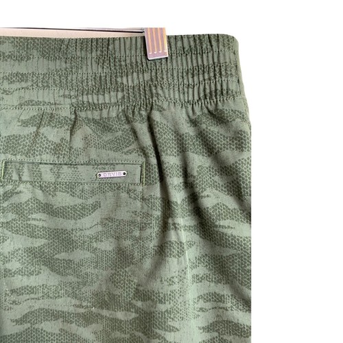 Orvis Women's size L Green Floral Skirt Skorts Built-in Shorts - Picture 5 of 10