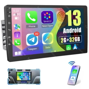 10 Inch Double Din Voiture Stereo Radio Android 13 GPS écran tactile Wifi MP5 Jeu de voiture