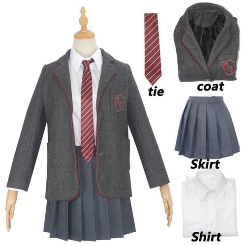 Roald Dahl's Costume Childs Matilda the Musical Uniform Book Week Cosplay Kids - Picture 20 of 21