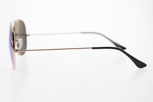 Occhiali da sole aviatore Shady Rays Pro Tangle Free polarizzati oro blu specchio - Foto 3 di 9