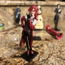 Japanese Animation Black Butler Grell Sutcliffe Figure-Stand included
