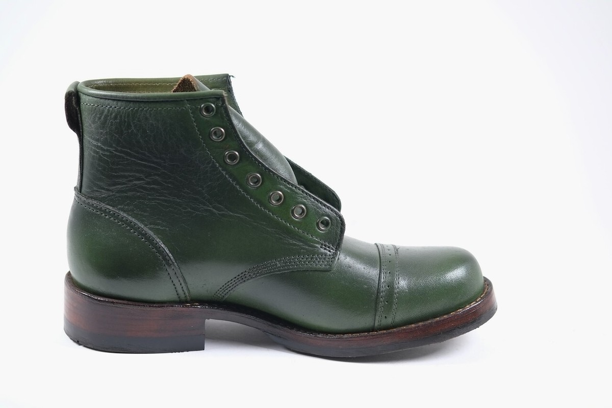 靴 JULIAN BOOTS Bowery boots Julian Boots, Bowery, Olive Green Horween, New, Made in USA