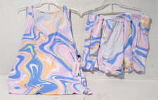 Women's Joyspun Painted Vivid White Tank  Short Pajama 2 pc Set Size 2x