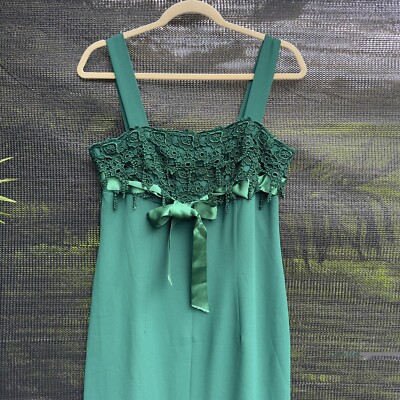 mr k green dress Mr K by Mr. K & Co Woman's Dress Size 12 Bust 85 Green Formal Vintage