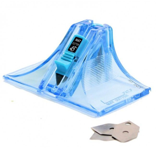 DAFA MOUNT BOARD CUTTER 45° 90° & 60cm METAL RULER & A2 CUTTING MAT