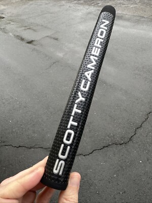 New. Scotty Cameron Custom Shop Black Silver  Matador Large Putter Grip XL