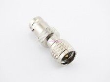 Coax Adapter Mini-UHF Male to BNC Female RF Connector - USA Ham Seller