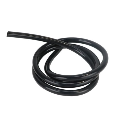 #ad 6mm 1 4quot; Silicone Vacuum Tubing Hose Line 5FT 130PSI Max Pressure Black $11.03