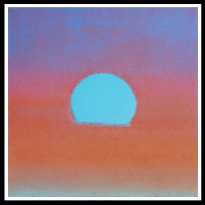 ANDY WARHOL- Sunset''#33- Screenprint Proof- Top Quality 34x 34'' Beautiful Colors