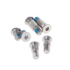 10sets/lot Silver Bottom Screw Screws For MacBook Pro Retina 13" A1708 2016 2017