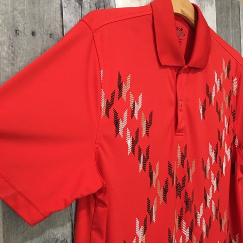 Izod XFG Extreme Function Golf Mens Abstract Design Polo Shirt - Medium - Picture 6 of 9