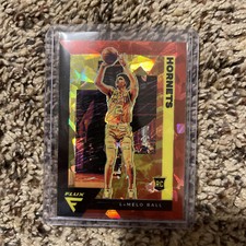 2020-21 Flux basketball LaMelo Ball red cracked ice RC!!🔥🔥