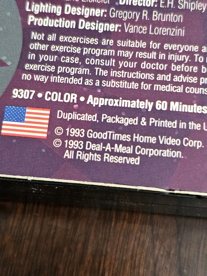 Richard Simmons Lot of 3 VHS Sweatin to the Oldies 3, Disco Sweat Deal Your Way  - Image 3 of 4