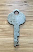 Vintage E.C. Sykes Sargent Greenleaf Flat Key Rochester NY # 383