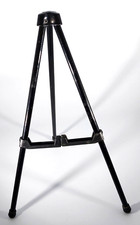 black metal book art picture tabletop stand easel tripod foldable adjustable 14"