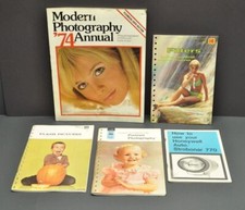 Vtg Photographer Book Lot 1974 Modern Photography Annual 1960s Kodak Honeywell