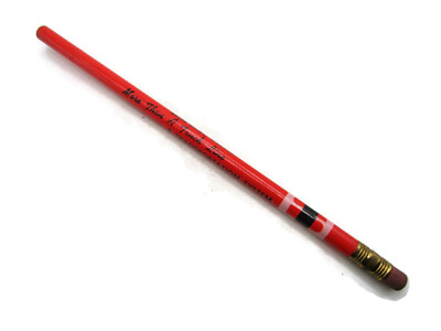 Vintage Interstate System Trucking Advertising Pencil Red Wood Unsharpened Promo