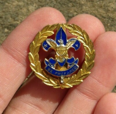 1920s BSA Boy Scouts of America Assistant District Commissioner Hat Cap Badge