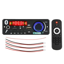 Bluetooth 5.0 MP3 Player Decoder Board 12V Car FM Speaker Module2x80W Amplifier